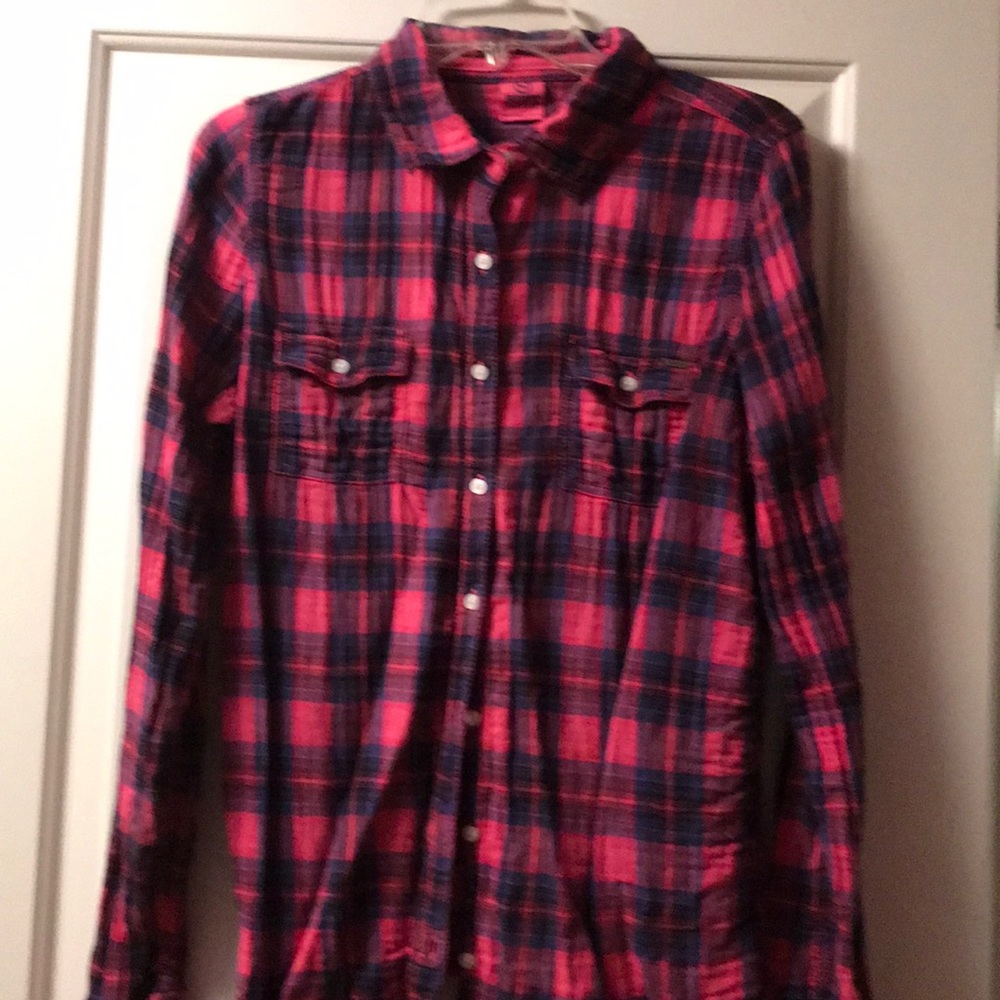Plaid blouse